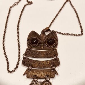 Unique Owl Pendant Necklace